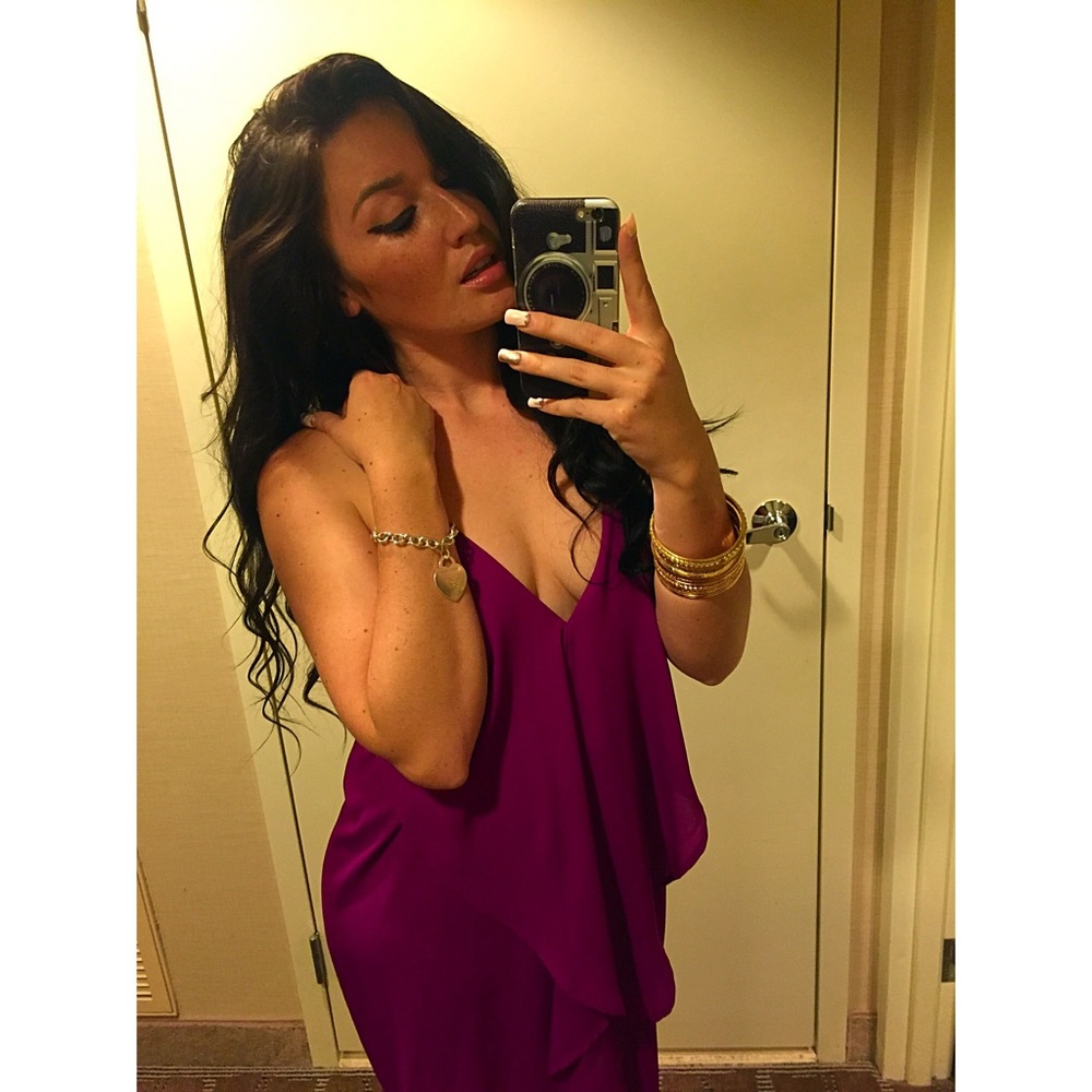 Sexy purple dress